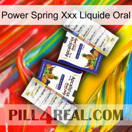 Power Spring Xxx Oral Liquid 12